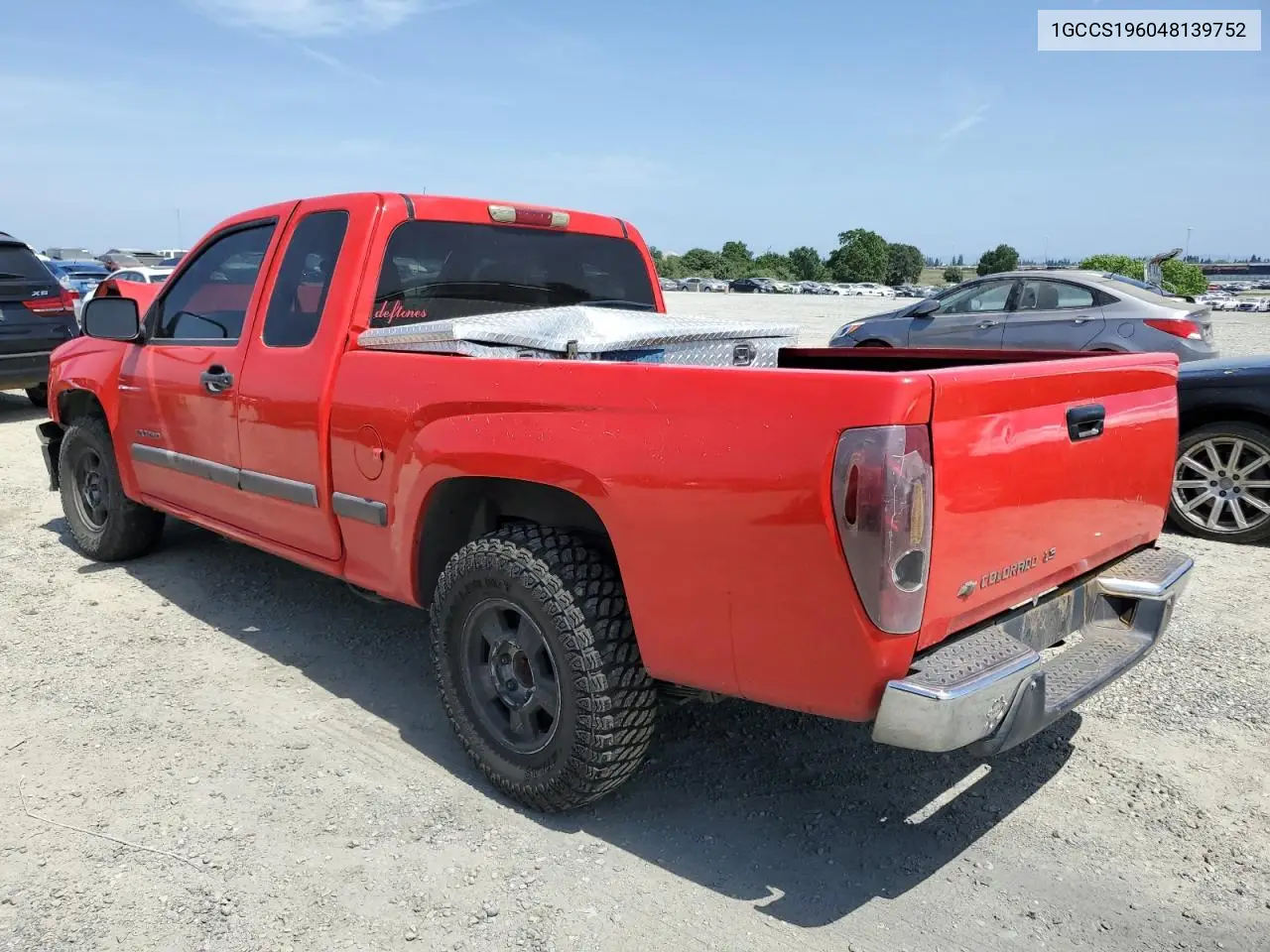 2004 Chevrolet Colorado VIN: 1GCCS196048139752 Lot: 54619405