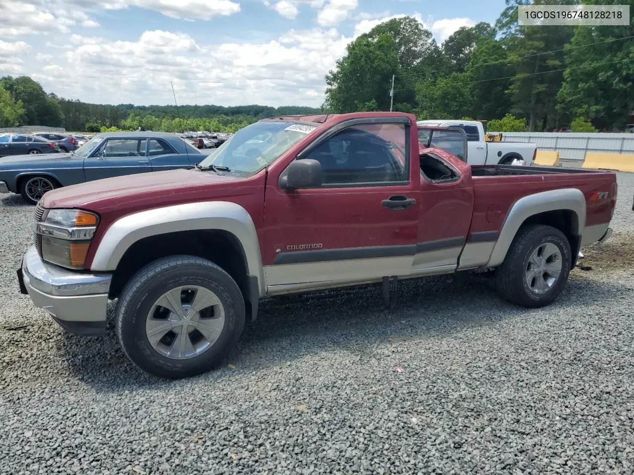 2004 Chevrolet Colorado VIN: 1GCDS196748128218 Lot: 55894295