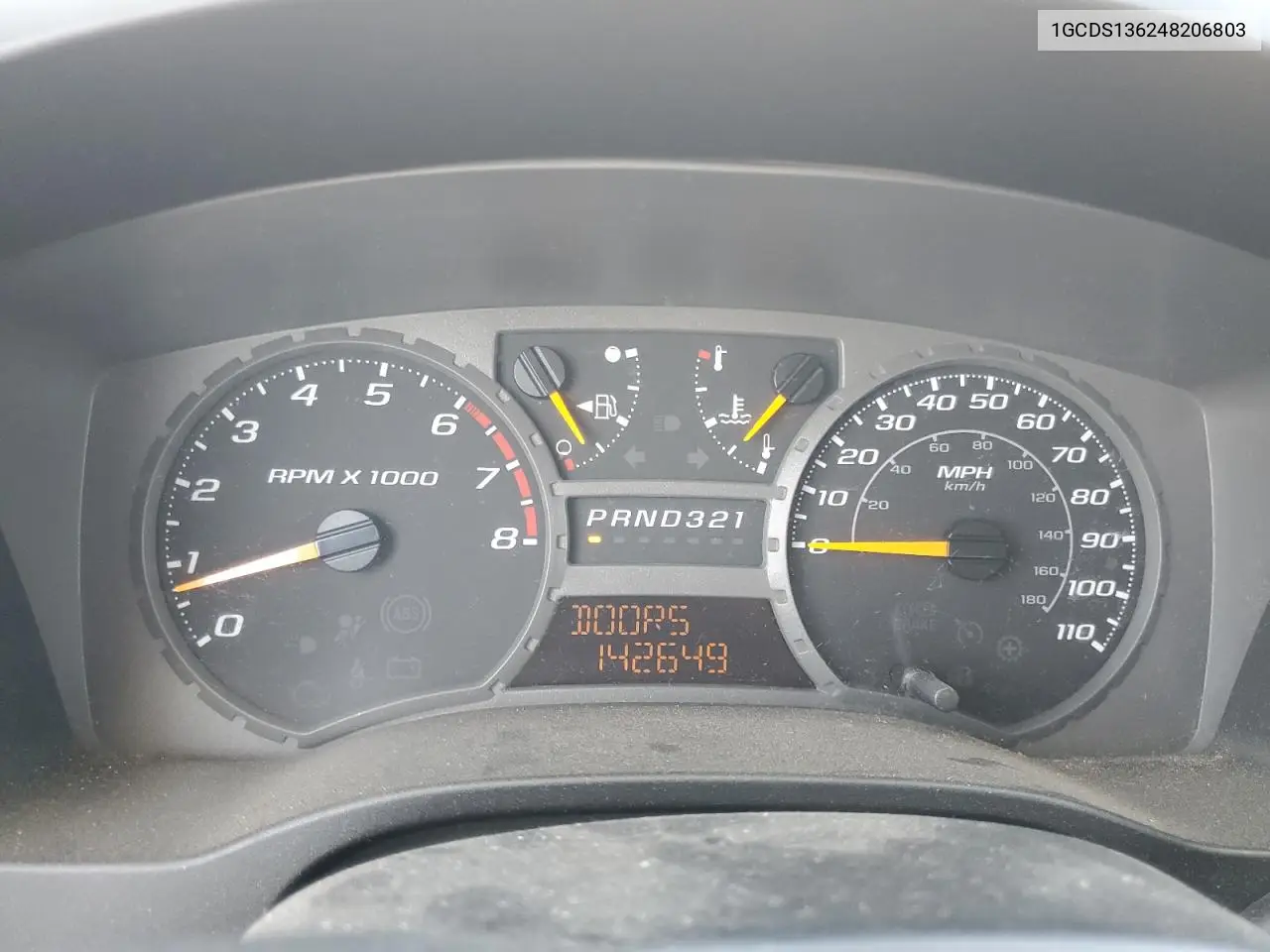 2004 Chevrolet Colorado VIN: 1GCDS136248206803 Lot: 56602025
