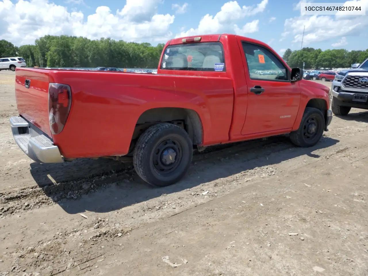 2004 Chevrolet Colorado VIN: 1GCCS146748210744 Lot: 56942505