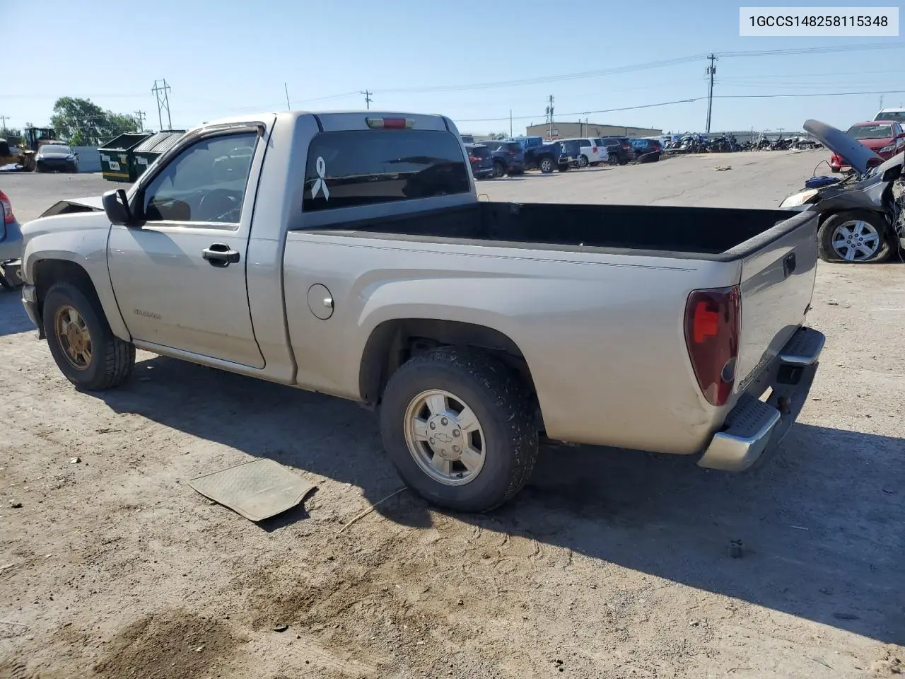 2005 Chevrolet Colorado VIN: 1GCCS148258115348 Lot: 56204555