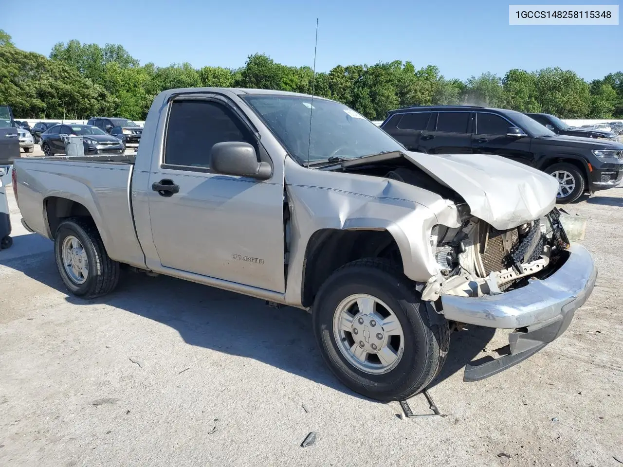2005 Chevrolet Colorado VIN: 1GCCS148258115348 Lot: 56204555