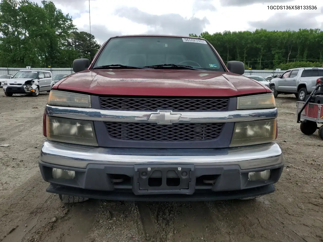 2005 Chevrolet Colorado VIN: 1GCDS136X58133536 Lot: 56592745