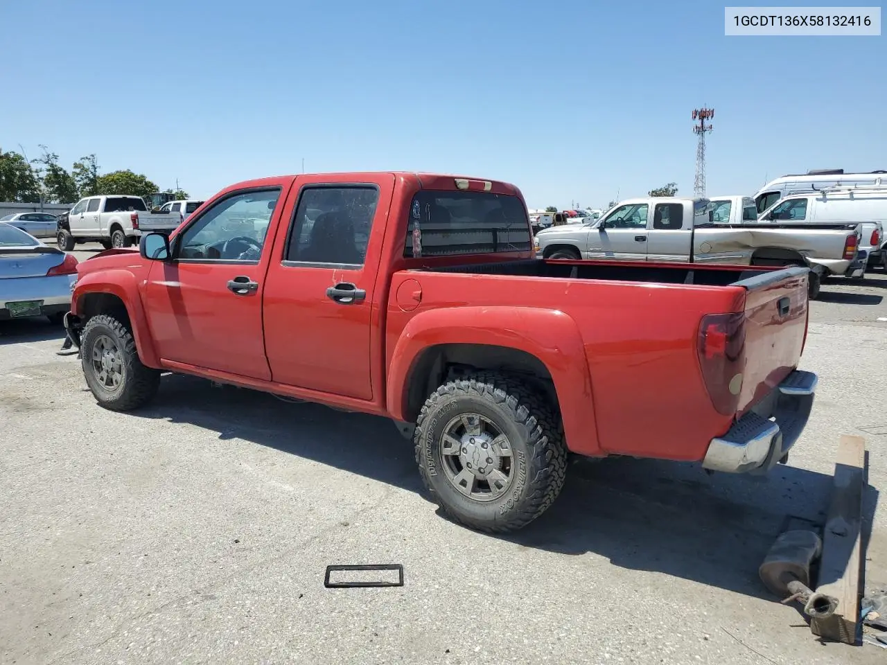 2005 Chevrolet Colorado VIN: 1GCDT136X58132416 Lot: 62509635
