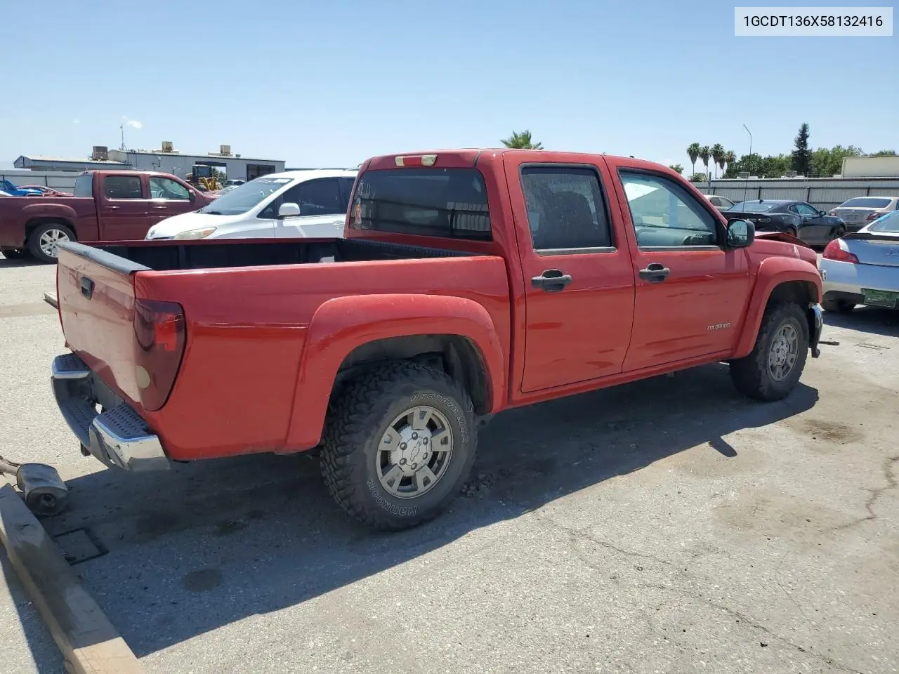 2005 Chevrolet Colorado VIN: 1GCDT136X58132416 Lot: 62509635