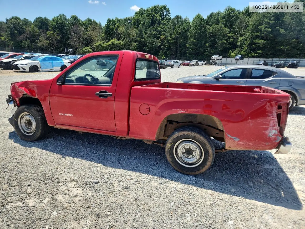 2005 Chevrolet Colorado VIN: 1GCCS148658111450 Lot: 62789605
