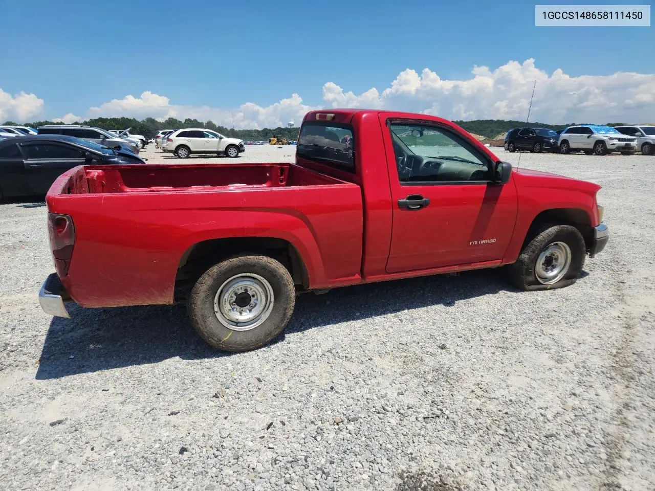 2005 Chevrolet Colorado VIN: 1GCCS148658111450 Lot: 62789605