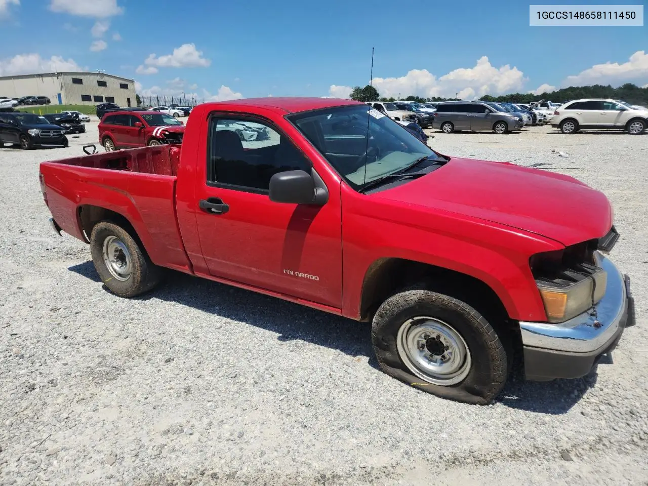 2005 Chevrolet Colorado VIN: 1GCCS148658111450 Lot: 62789605