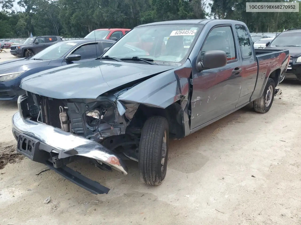 2006 Chevrolet Colorado VIN: 1GCCS198X68270952 Lot: 62644575