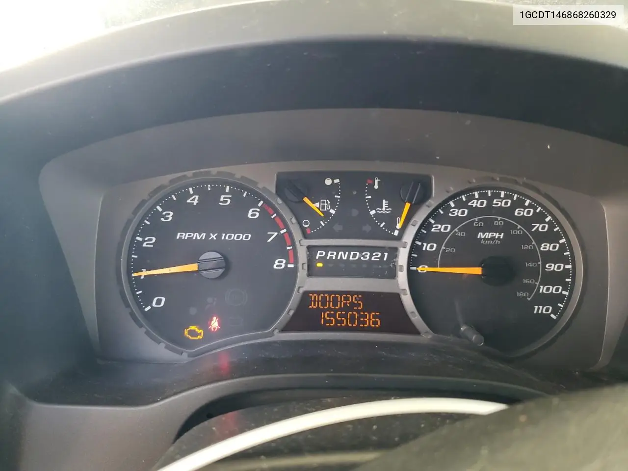 2006 Chevrolet Colorado VIN: 1GCDT146868260329 Lot: 62772125
