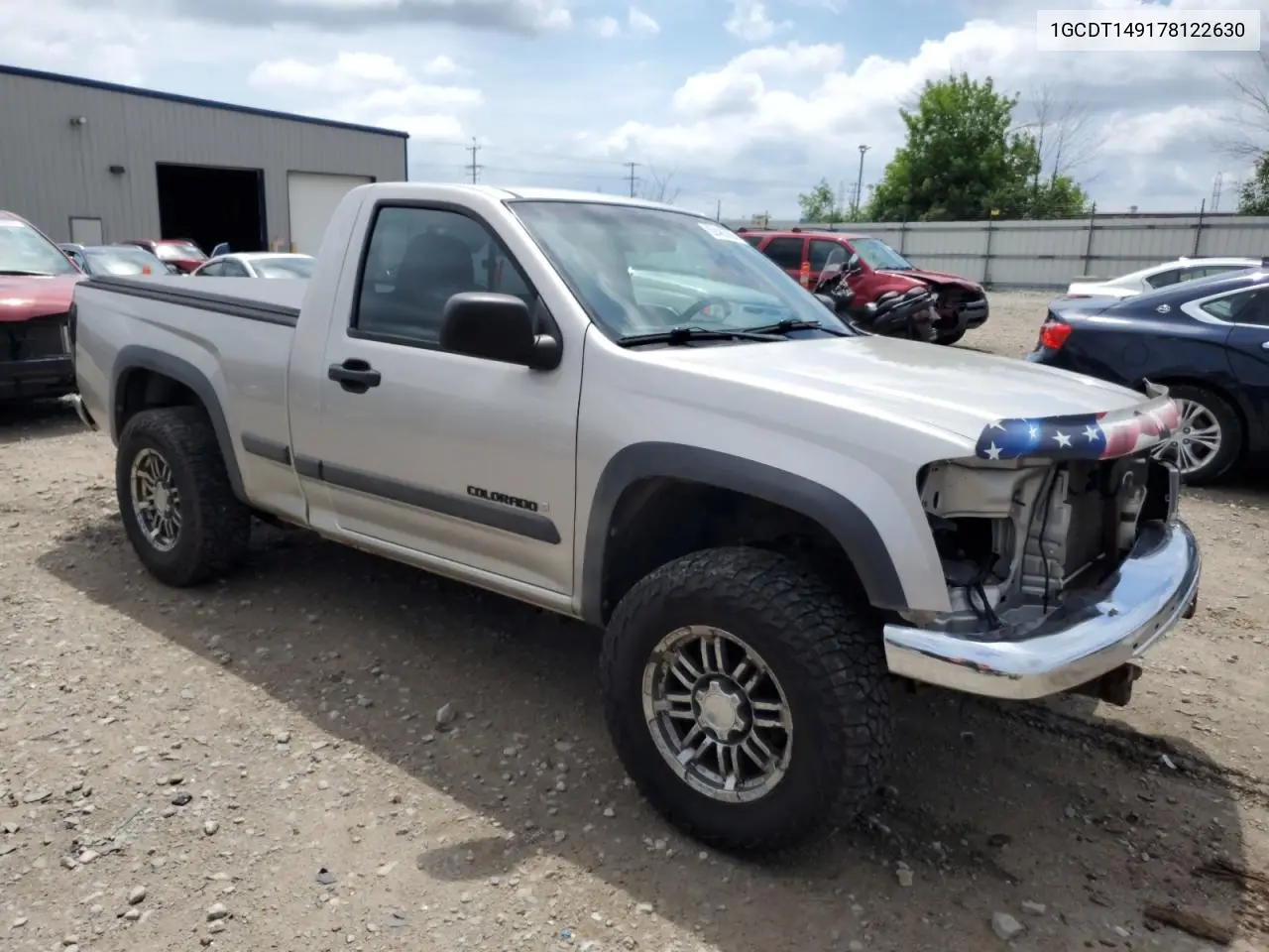 2007 Chevrolet Colorado VIN: 1GCDT149178122630 Lot: 62400765