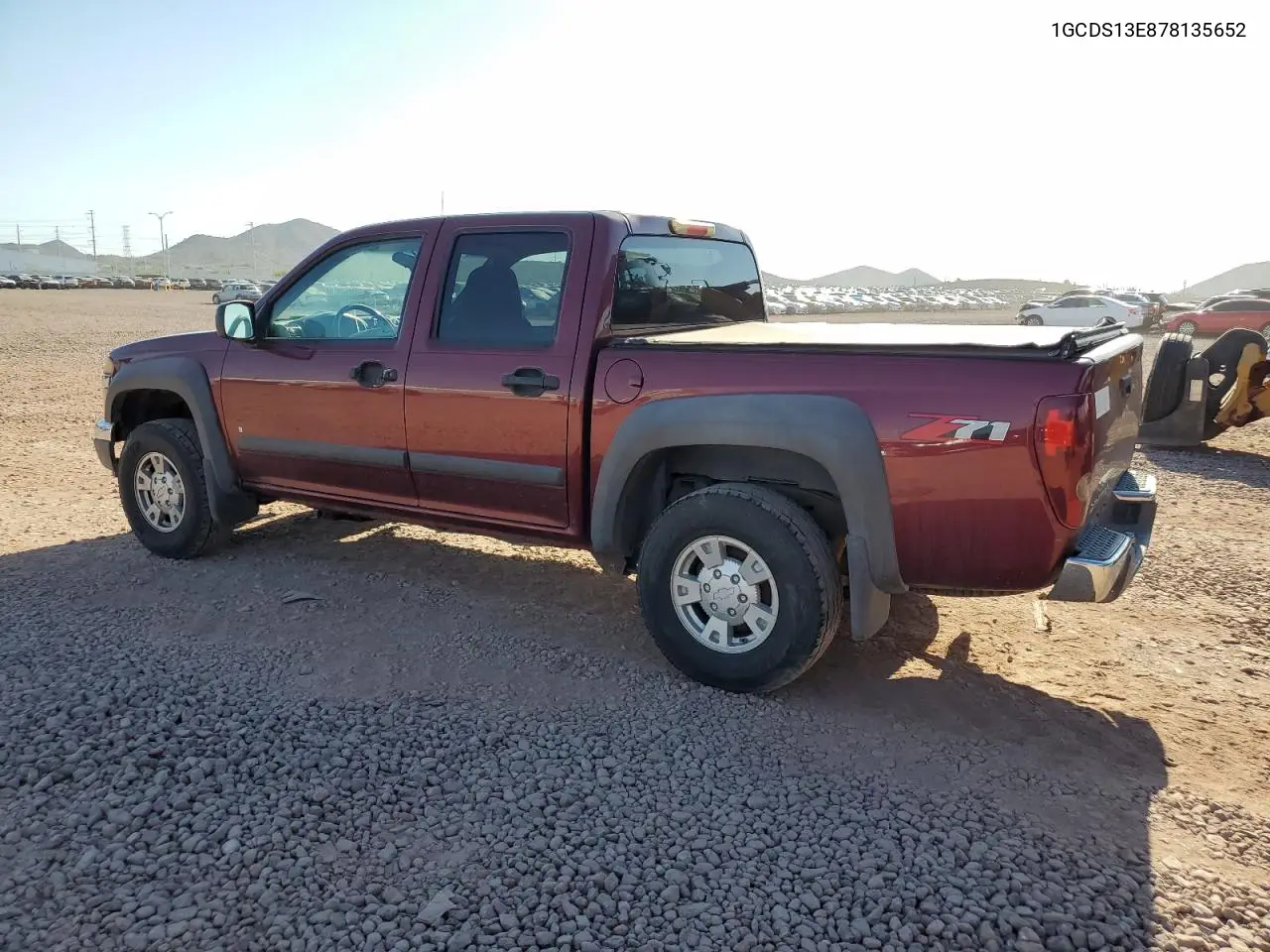 2007 Chevrolet Colorado VIN: 1GCDS13E878135652 Lot: 63141905