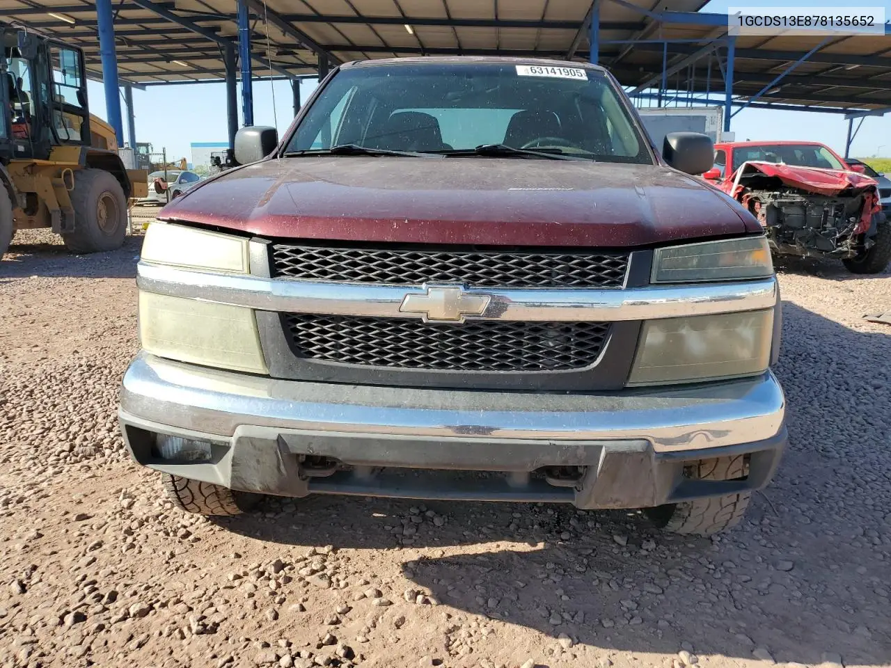 2007 Chevrolet Colorado VIN: 1GCDS13E878135652 Lot: 63141905