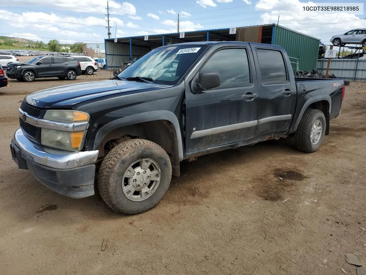 2008 Chevrolet Colorado Lt VIN: 1GCDT33E988218985 Lot: 56349295