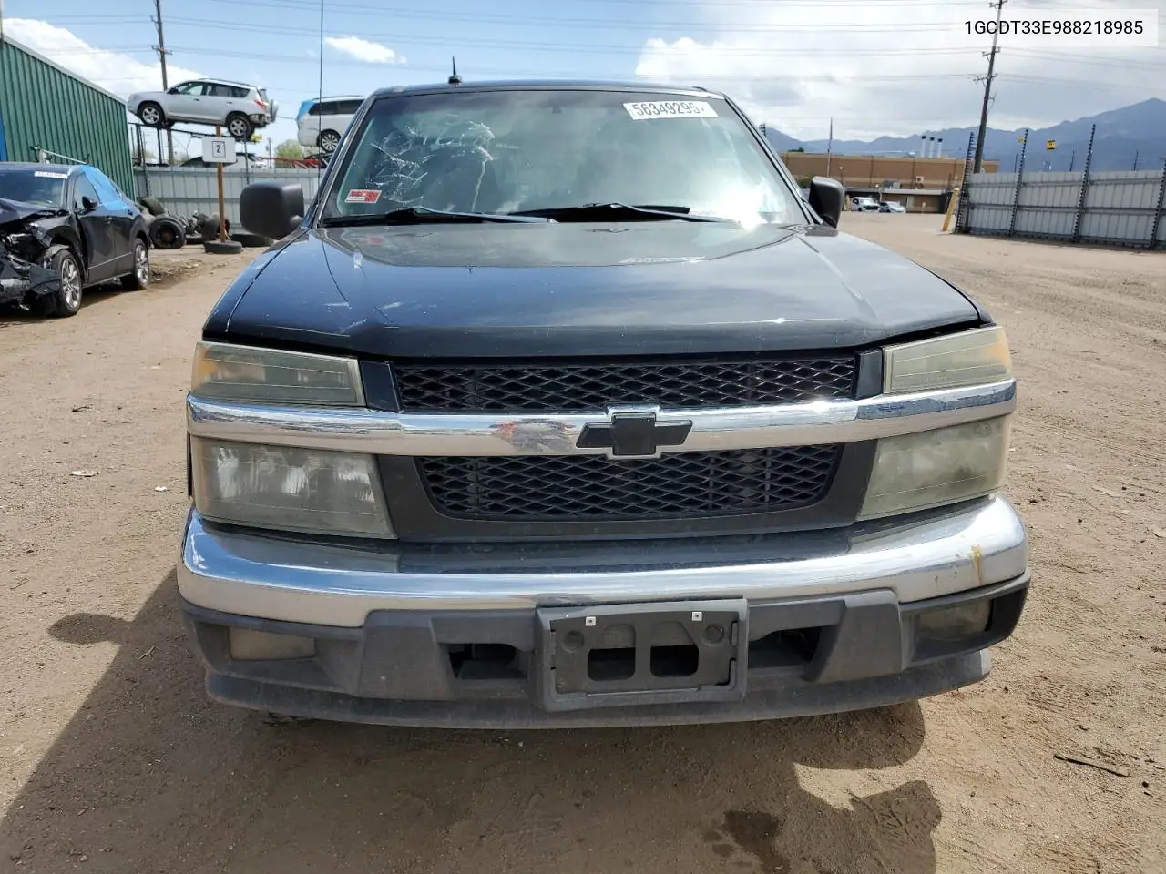 2008 Chevrolet Colorado Lt VIN: 1GCDT33E988218985 Lot: 56349295