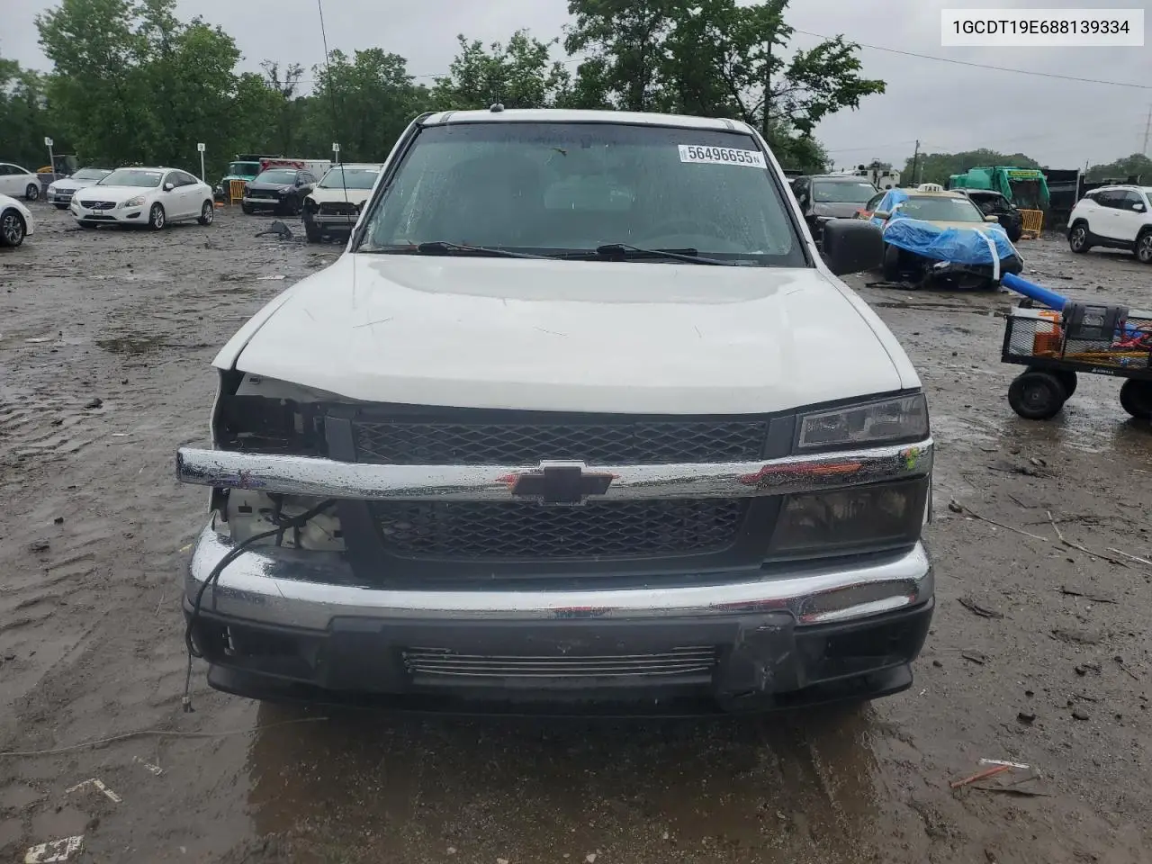 2008 Chevrolet Colorado VIN: 1GCDT19E688139334 Lot: 56496655