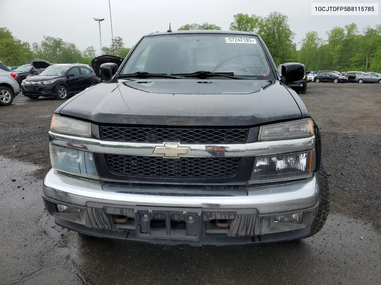 2011 Chevrolet Colorado Lt VIN: 1GCJTDFP5B8115785 Lot: 57242185