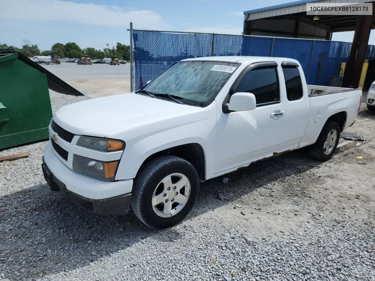 2011 Chevrolet Colorado Lt VIN: 1GCESCFEXB8128173 Lot: 62693575