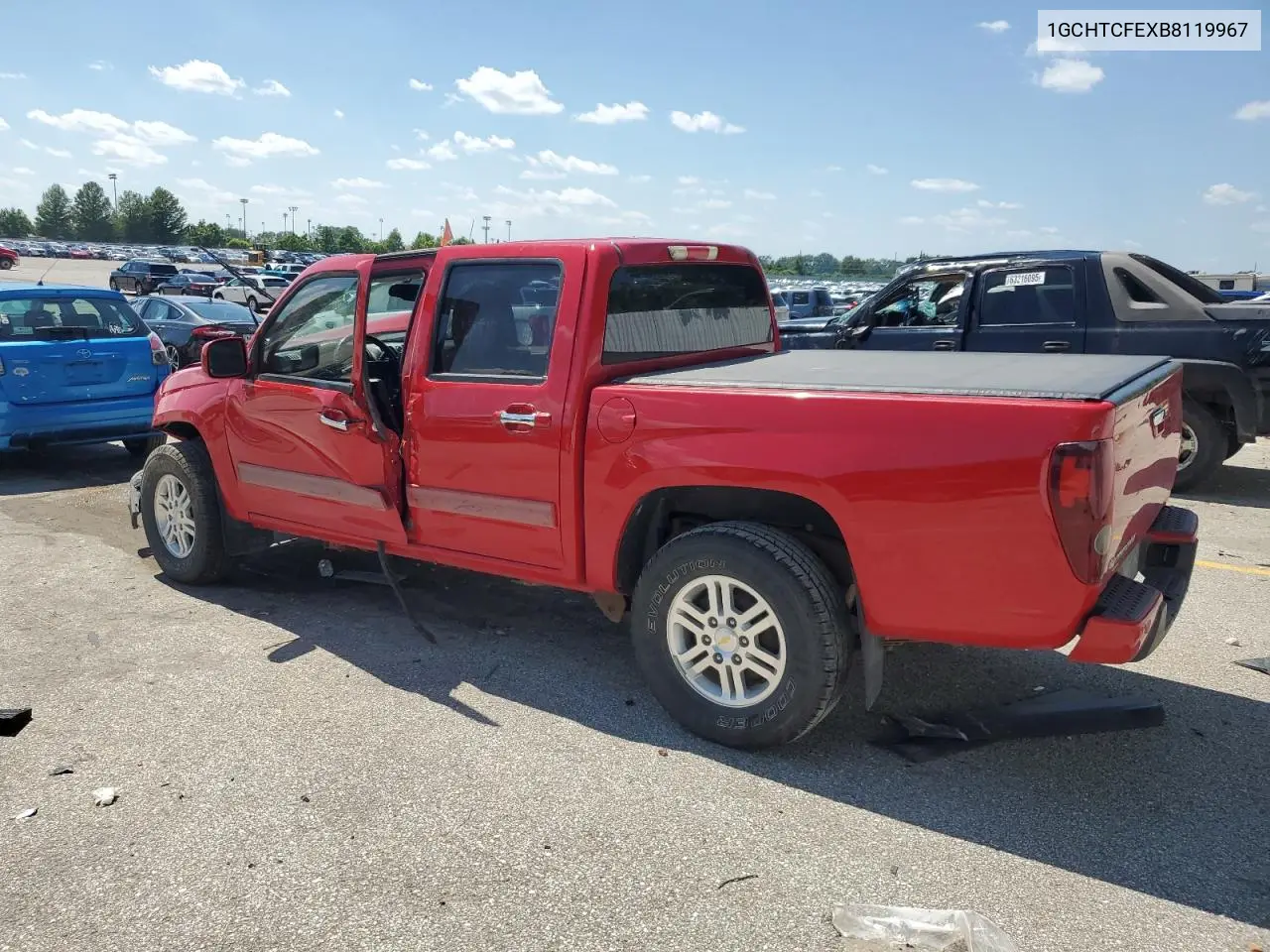 2011 Chevrolet Colorado Lt VIN: 1GCHTCFEXB8119967 Lot: 62933665