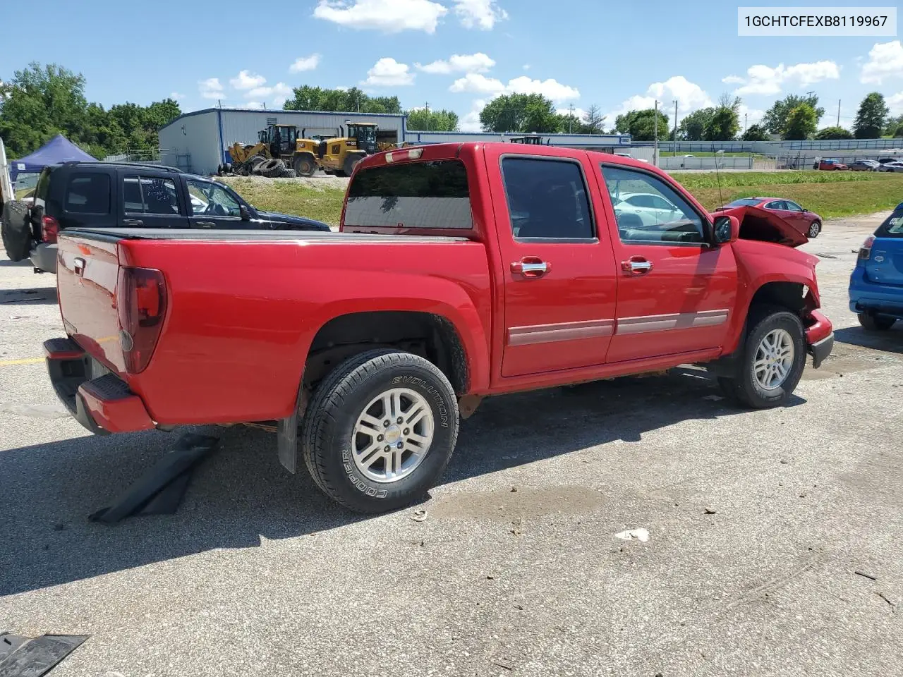 2011 Chevrolet Colorado Lt VIN: 1GCHTCFEXB8119967 Lot: 62933665