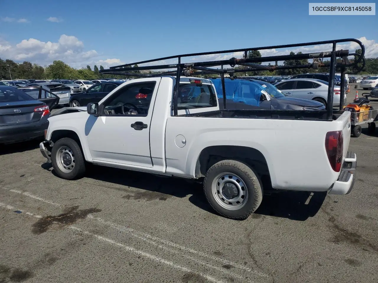 2012 Chevrolet Colorado VIN: 1GCCSBF9XC8145058 Lot: 57133065