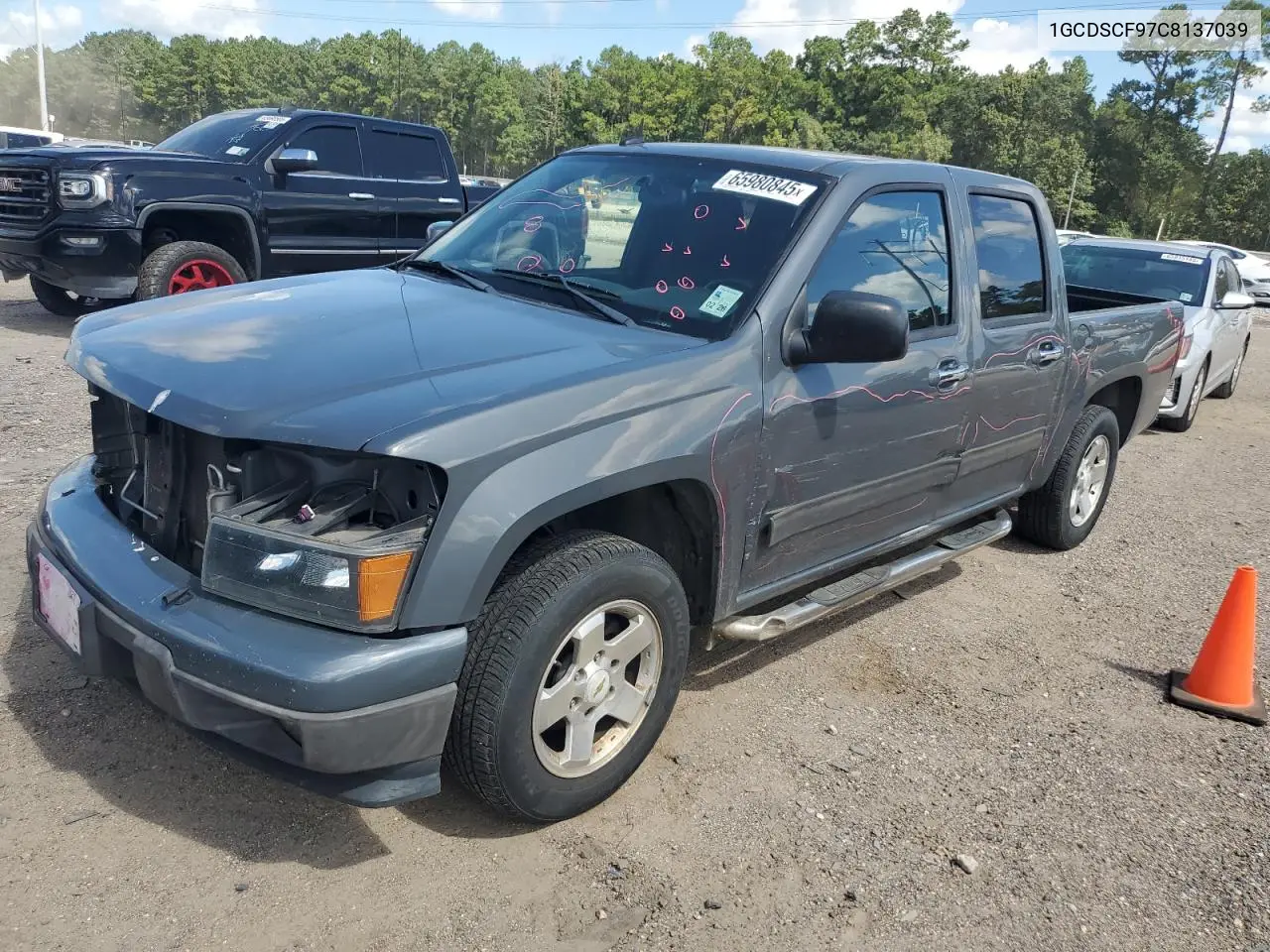 2012 Chevrolet Colorado Lt VIN: 1GCDSCF97C8137039 Lot: 65980845