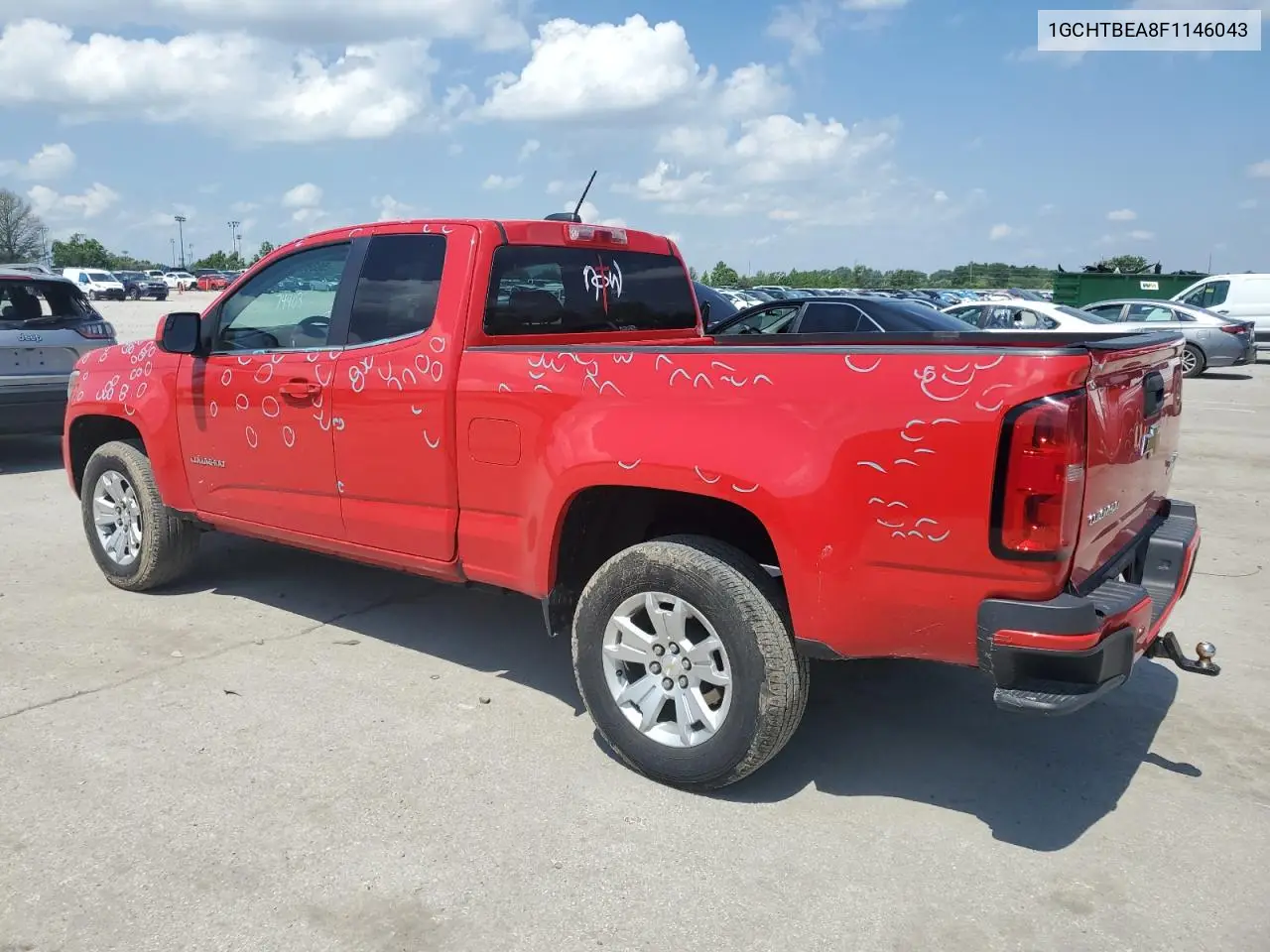 2015 Chevrolet Colorado Lt VIN: 1GCHTBEA8F1146043 Lot: 56365685