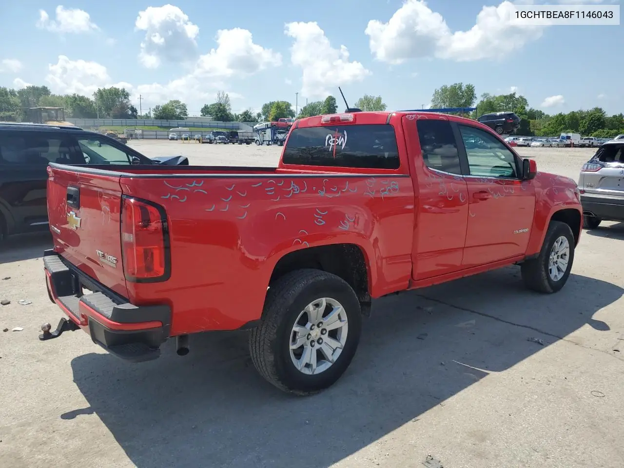 2015 Chevrolet Colorado Lt VIN: 1GCHTBEA8F1146043 Lot: 56365685