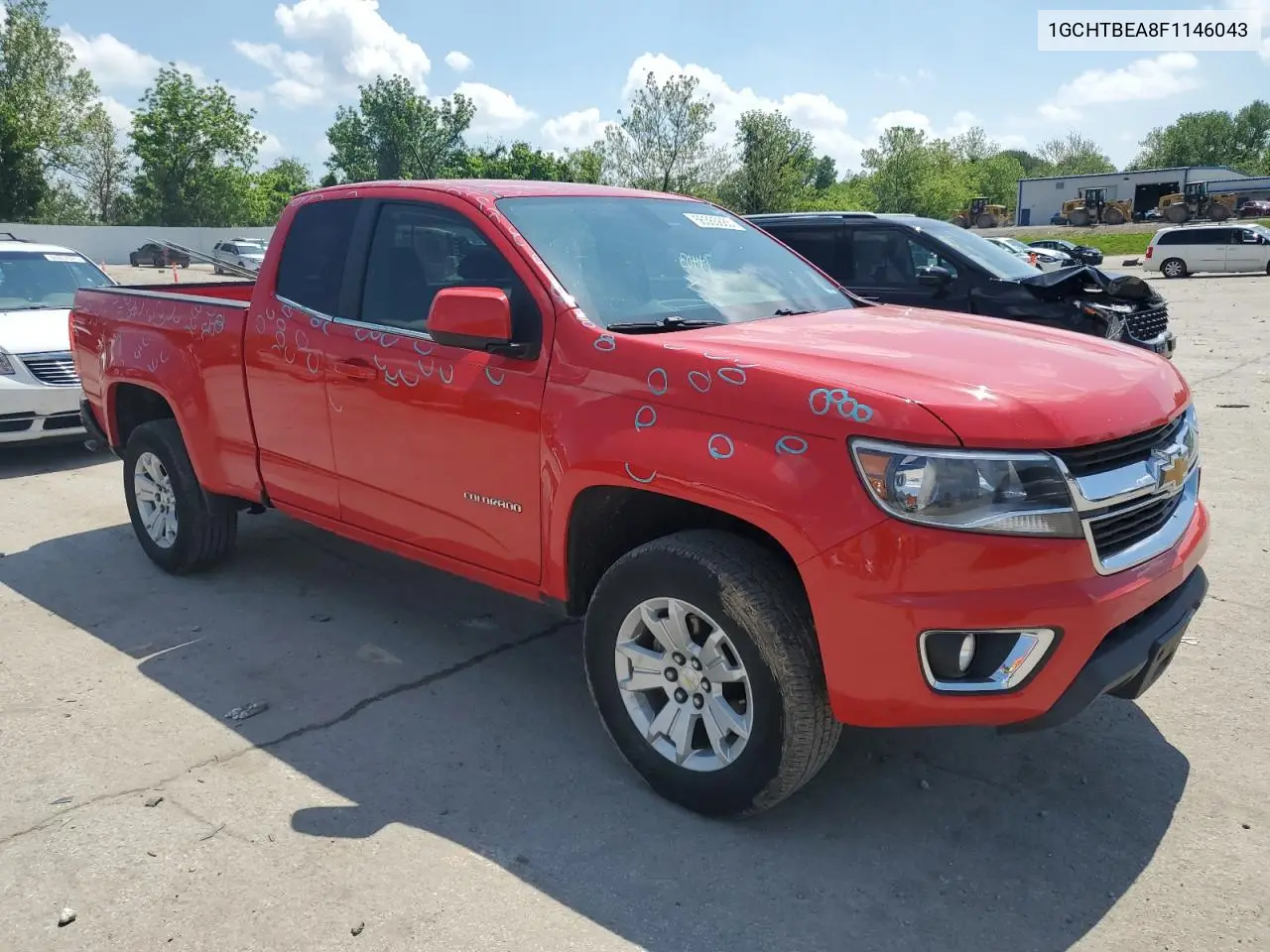2015 Chevrolet Colorado Lt VIN: 1GCHTBEA8F1146043 Lot: 56365685