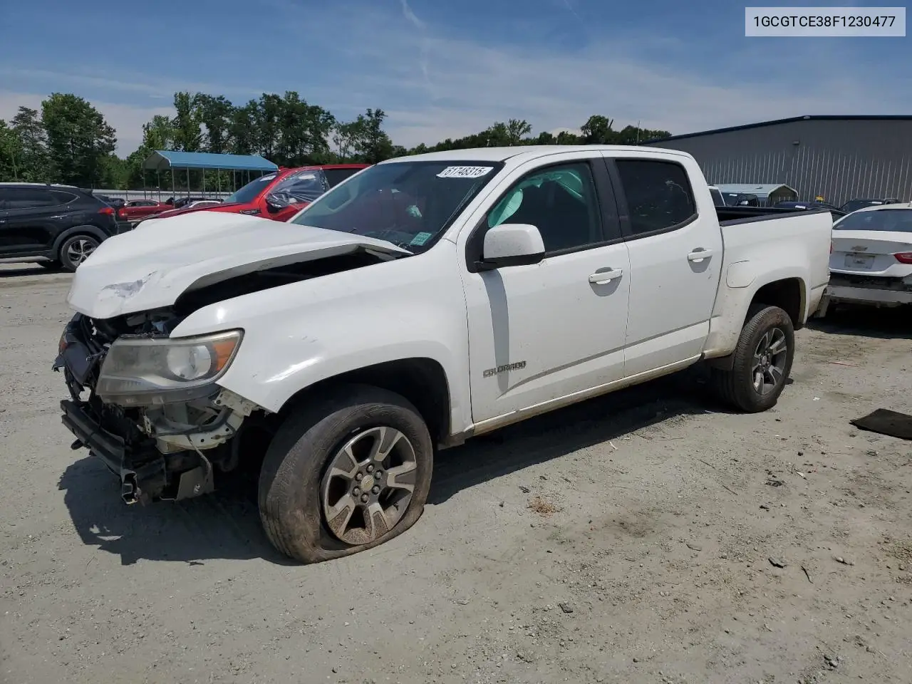2015 Chevrolet Colorado Z71 VIN: 1GCGTCE38F1230477 Lot: 61748315