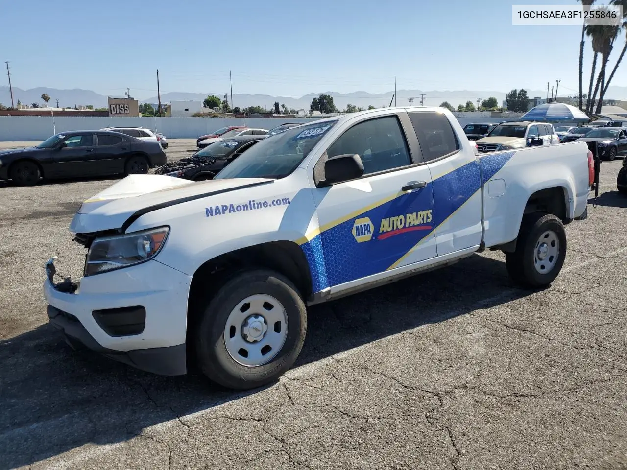 2015 Chevrolet Colorado VIN: 1GCHSAEA3F1255846 Lot: 62631875