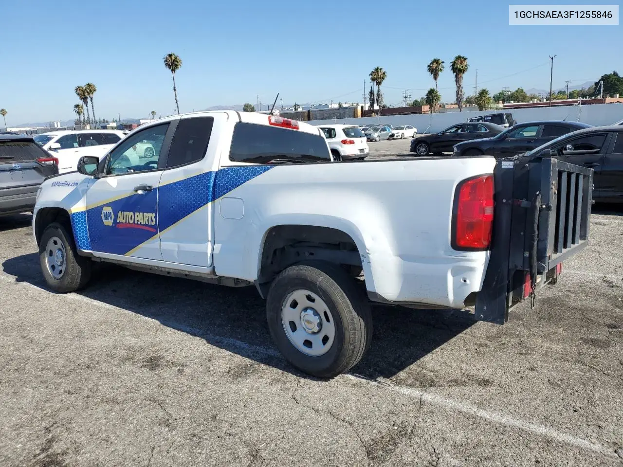 2015 Chevrolet Colorado VIN: 1GCHSAEA3F1255846 Lot: 62631875