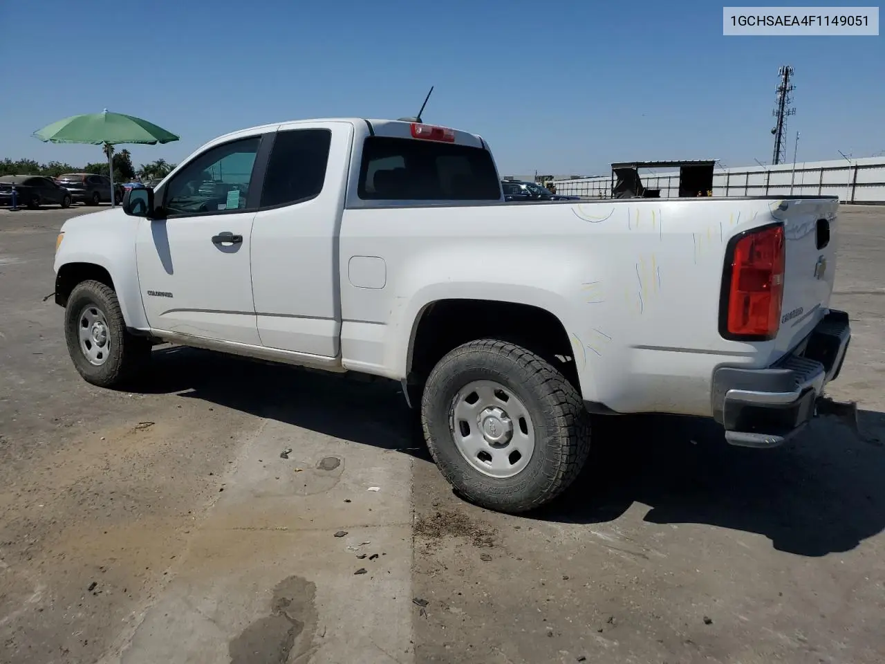 2015 Chevrolet Colorado VIN: 1GCHSAEA4F1149051 Lot: 62927535