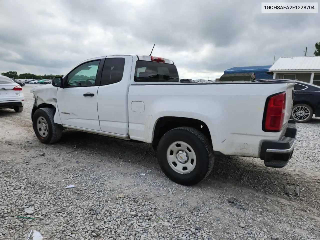 2015 Chevrolet Colorado VIN: 1GCHSAEA2F1228704 Lot: 63033465