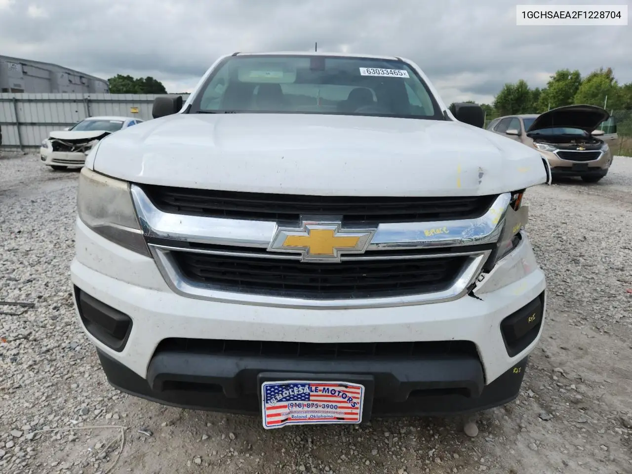 2015 Chevrolet Colorado VIN: 1GCHSAEA2F1228704 Lot: 63033465
