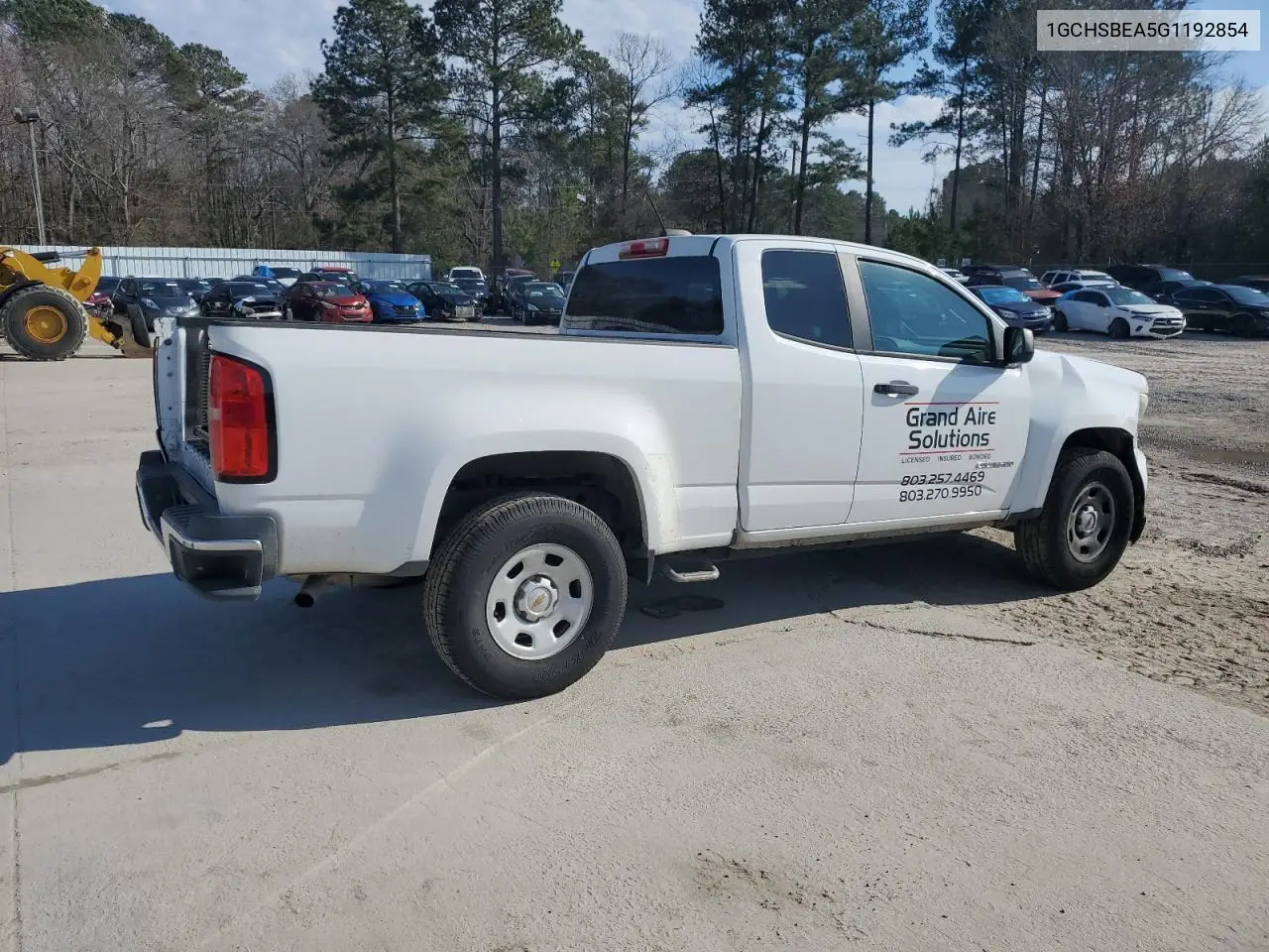 2016 Chevrolet Colorado VIN: 1GCHSBEA5G1192854 Lot: 43579225