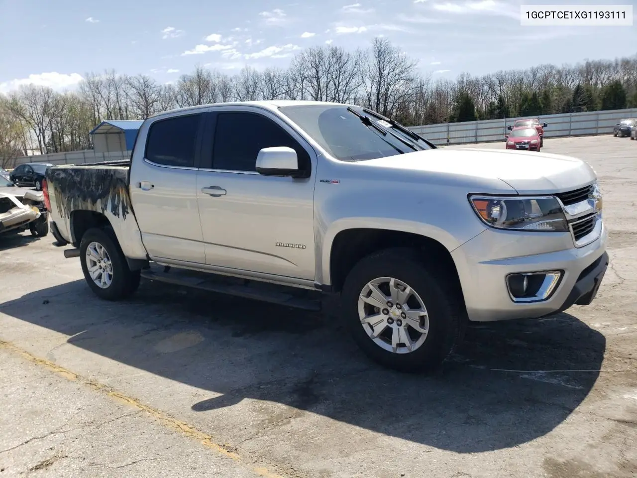 2016 Chevrolet Colorado Lt VIN: 1GCPTCE1XG1193111 Lot: 52513705