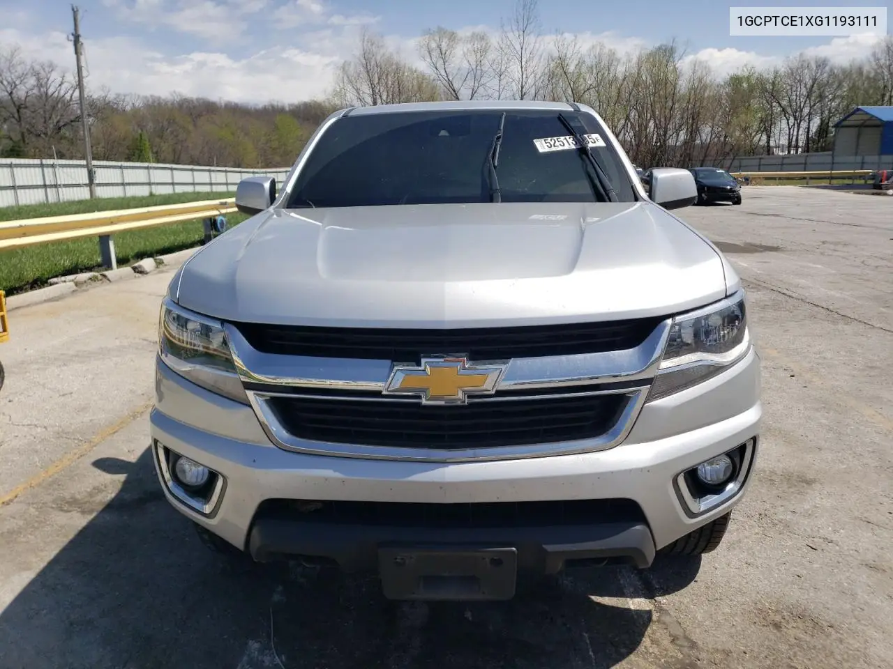 2016 Chevrolet Colorado Lt VIN: 1GCPTCE1XG1193111 Lot: 52513705