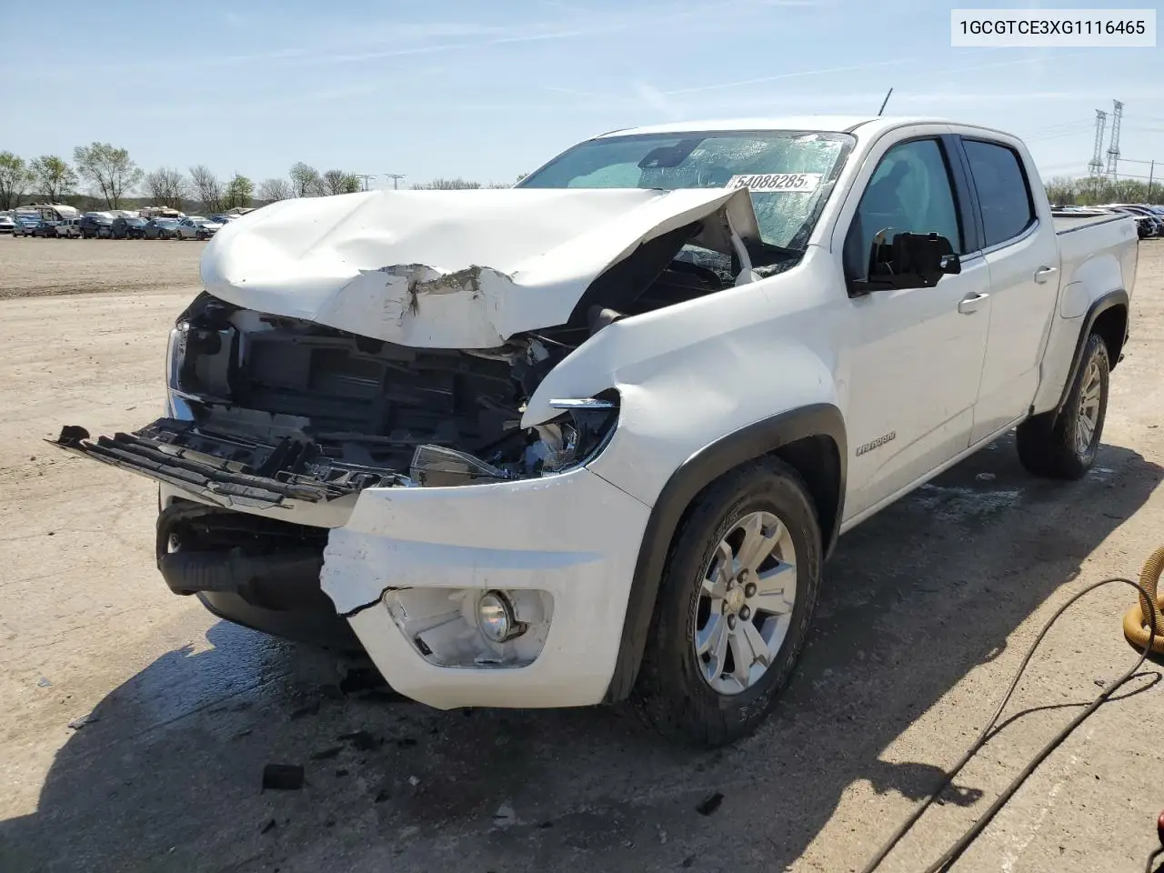 2016 Chevrolet Colorado Lt VIN: 1GCGTCE3XG1116465 Lot: 54088285