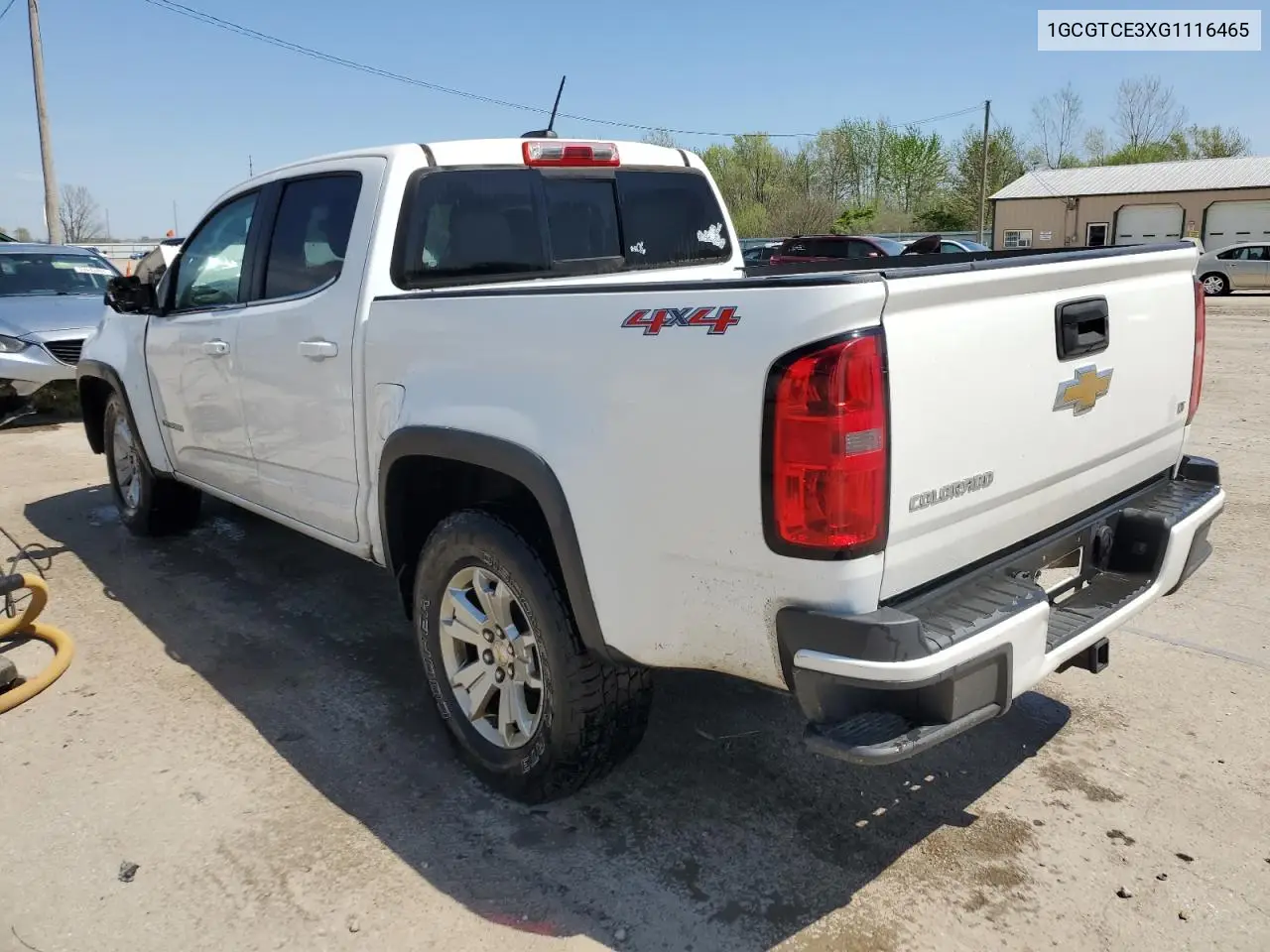 2016 Chevrolet Colorado Lt VIN: 1GCGTCE3XG1116465 Lot: 54088285