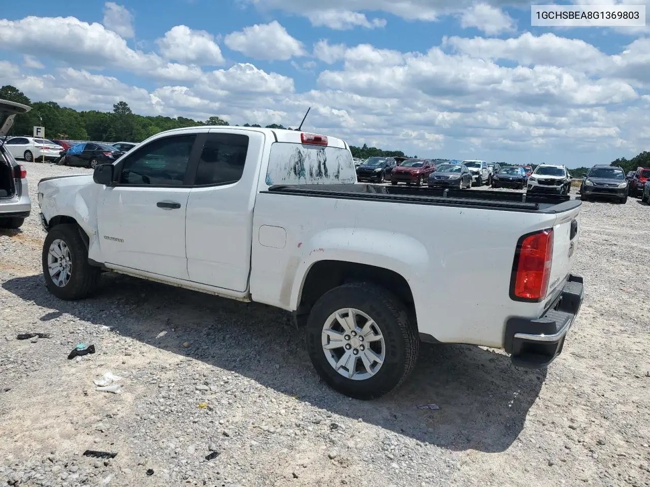2016 Chevrolet Colorado VIN: 1GCHSBEA8G1369803 Lot: 56537605
