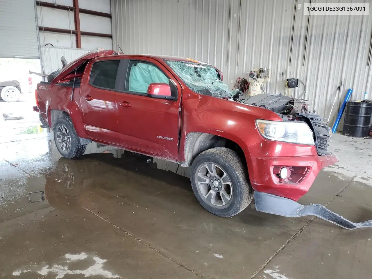 2016 Chevrolet Colorado Z71 VIN: 1GCGTDE33G1367091 Lot: 59325125