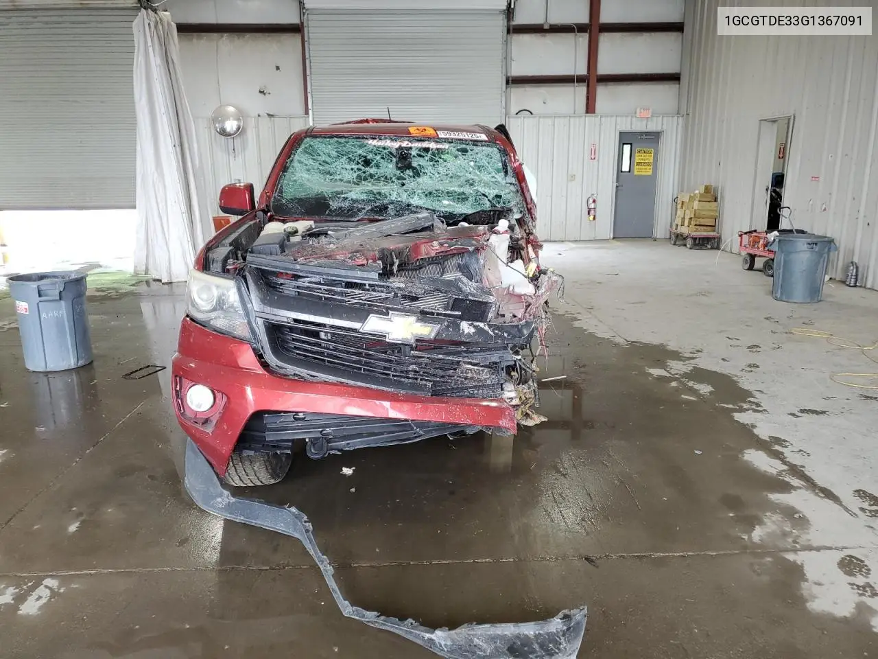 2016 Chevrolet Colorado Z71 VIN: 1GCGTDE33G1367091 Lot: 59325125