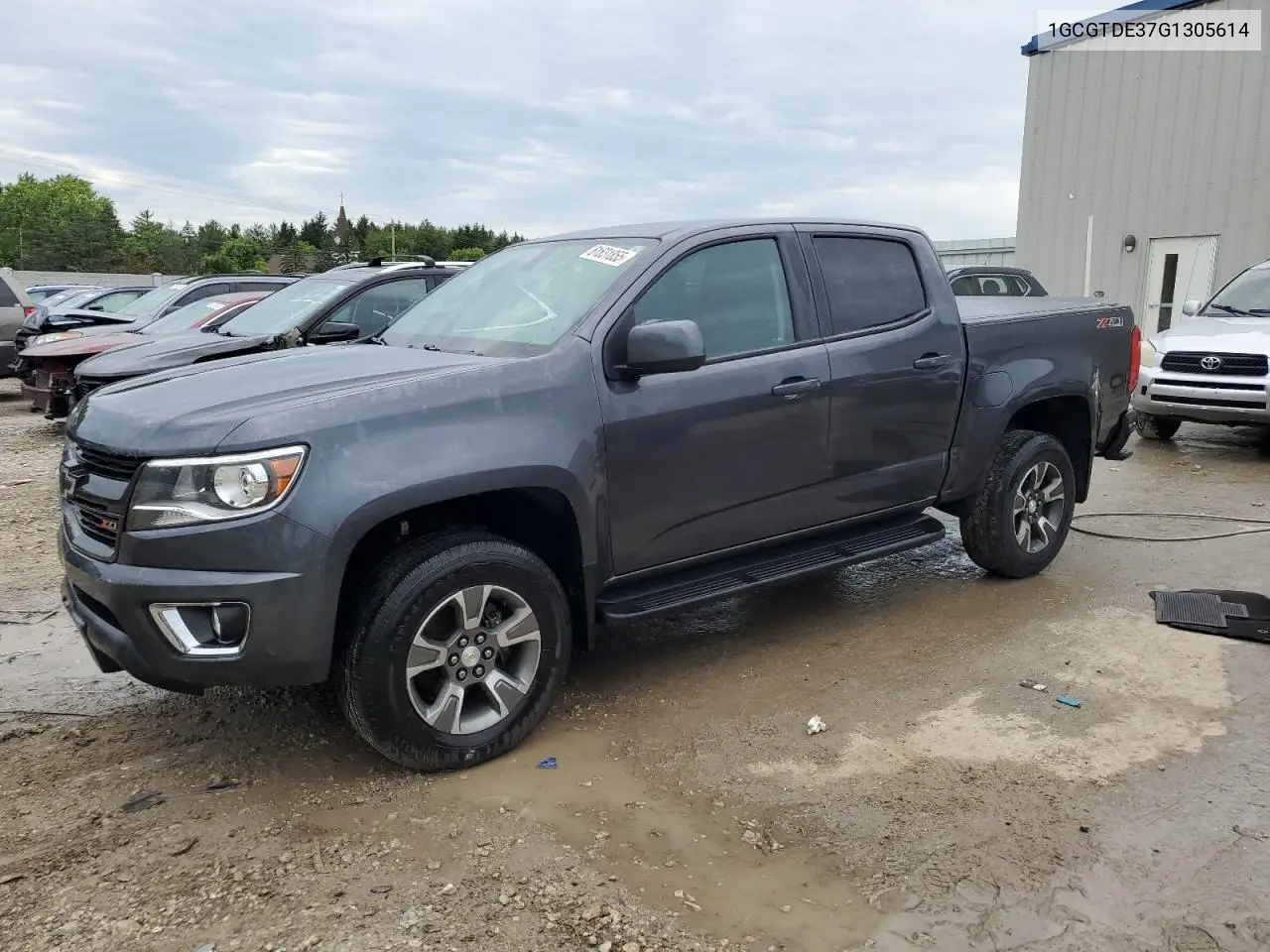 2016 Chevrolet Colorado Z71 VIN: 1GCGTDE37G1305614 Lot: 61631855