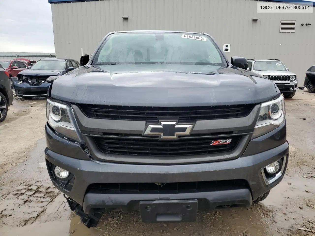 2016 Chevrolet Colorado Z71 VIN: 1GCGTDE37G1305614 Lot: 61631855