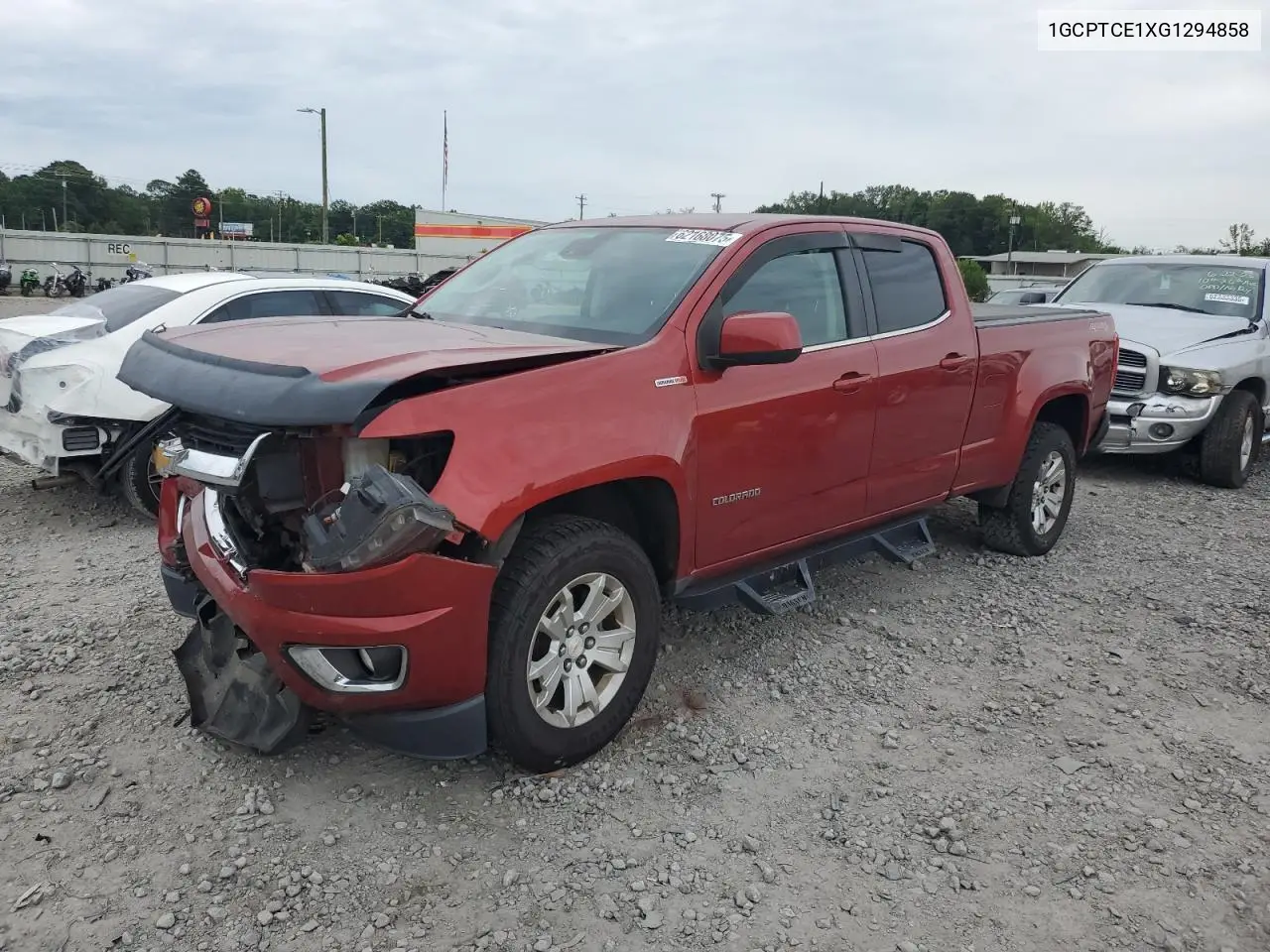 2016 Chevrolet Colorado Lt VIN: 1GCPTCE1XG1294858 Lot: 62168075