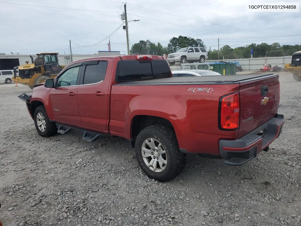 2016 Chevrolet Colorado Lt VIN: 1GCPTCE1XG1294858 Lot: 62168075