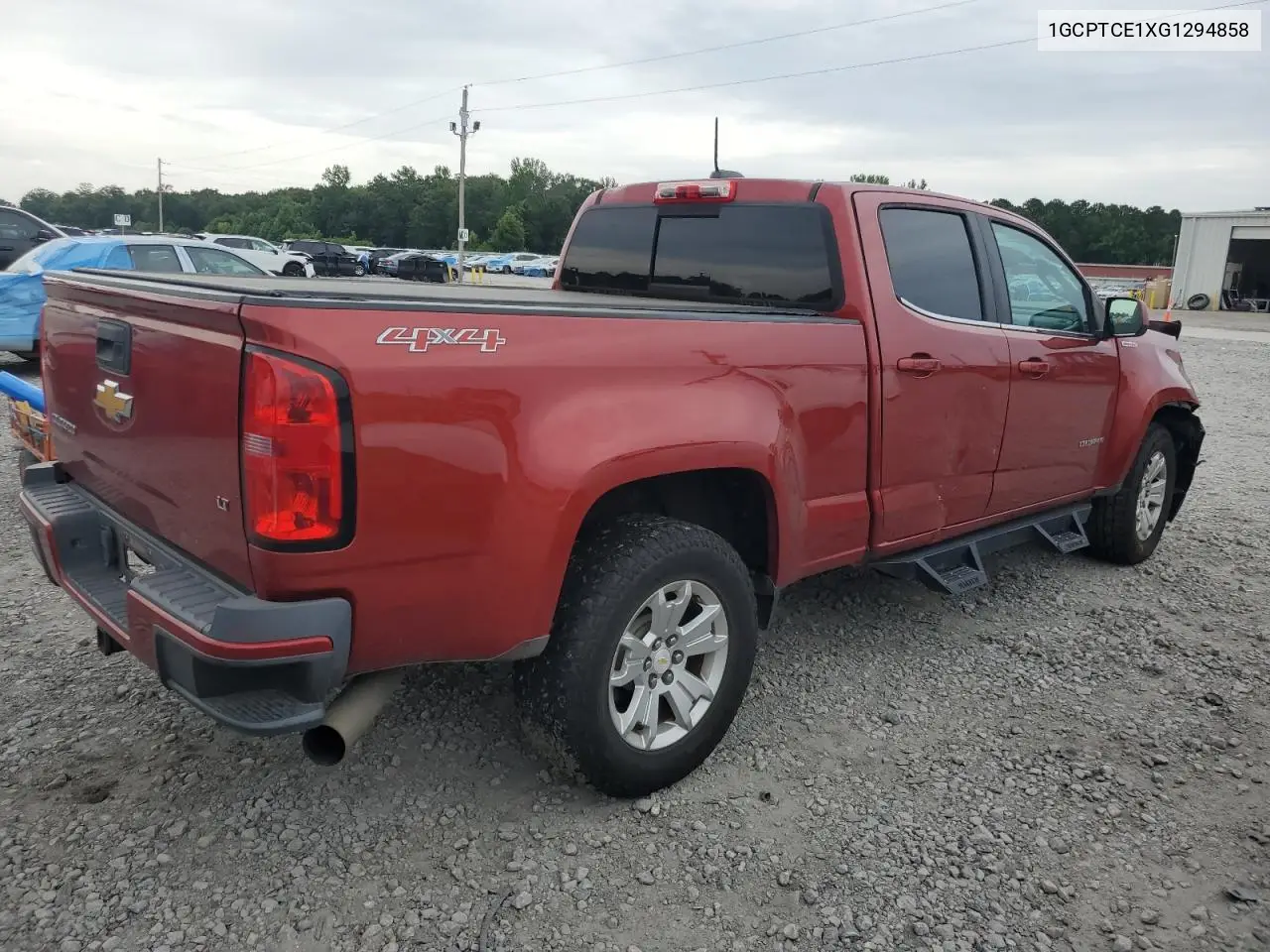 2016 Chevrolet Colorado Lt VIN: 1GCPTCE1XG1294858 Lot: 62168075