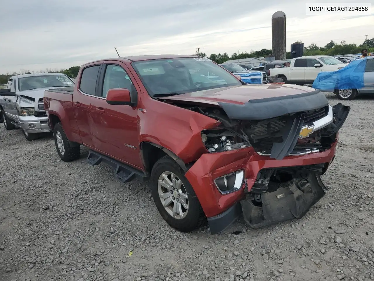 2016 Chevrolet Colorado Lt VIN: 1GCPTCE1XG1294858 Lot: 62168075