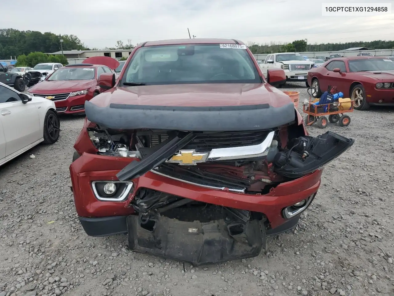 2016 Chevrolet Colorado Lt VIN: 1GCPTCE1XG1294858 Lot: 62168075